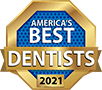 America's Best Dentists 2021 logo